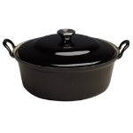 Cocotte Plume 20 Cm Noire Le Creuset